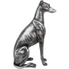 Clayre & Eef 6PR5068 Decorazione Cane color argento 20x10x30 cm