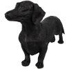 Clayre & Eef 6PR5070 Decorazione Cane Nero 37x11x23 cm Poliresina