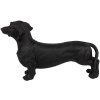 Clayre & Eef 6PR5070 Decorazione Cane Nero 37x11x23 cm Poliresina