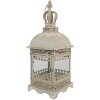 Clayre & Eef 6Y5586 Lanterna in ferro vetro grigio verde 20x20x51 cm Stile antico