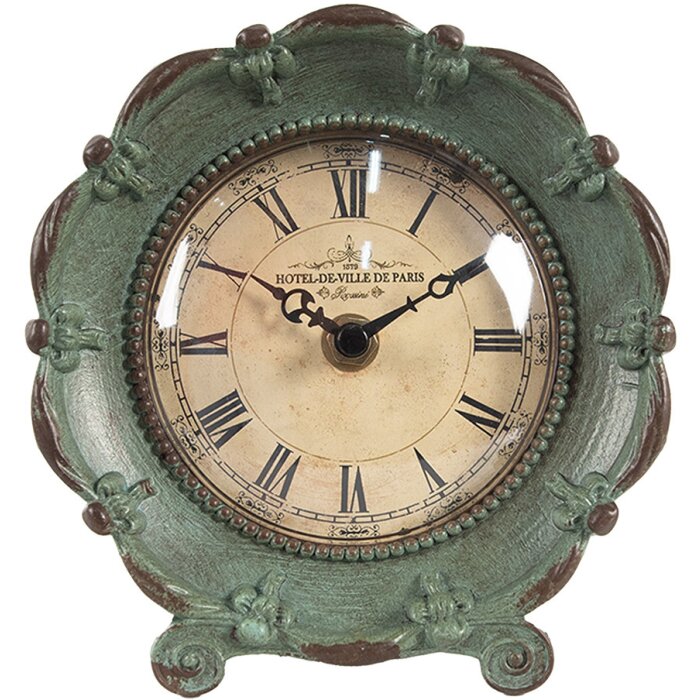 Clayre & Eef 6KL0821 Orologio da tavolo 15x7x16 cm / 1xAA