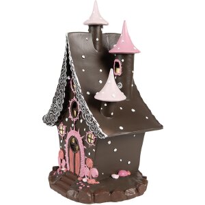 Clayre & Eef 6PR4240 Casa di decorazione con LED 16x13x26 cm / 3xAA