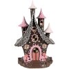 Clayre & Eef 6PR4240 Casa di decorazione con LED 16x13x26 cm / 3xAA
