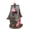 Clayre & Eef 6PR4240 Casa di decorazione con LED 16x13x26 cm / 3xAA