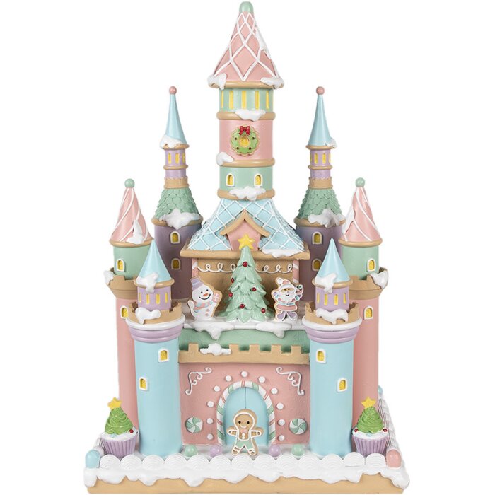 Clayre & Eef 6PR4262 Decorazione Castello 27x18x42 cm