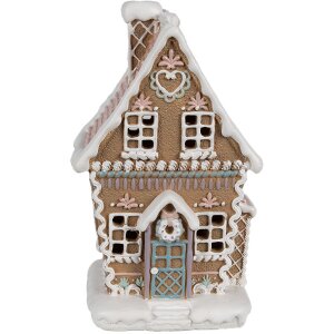 Casa di pan di zenzero Clayre Eef con LED 13x10x21 cm...