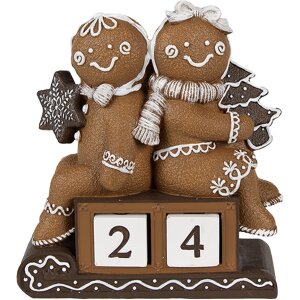 Decorazione natalizia Clayre Eef figura uomo di pan di...