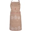 Grembiule da cucina Clayre Eef Casa di pan di zenzero Marrone 70x85 cm Cotone Natalizio