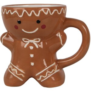 Clayre & Eef Mug Gingerbread Man 325 ml Tazza in...