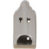 Clayre & Eef 6CE1790 Portacandele in porcellana House Beige 9x8x18 cm Stile country