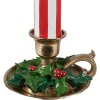 Clayre & Eef 6PR4241 Candela decorativa LED Rosso Bianco 18x17x38 cm Stile country