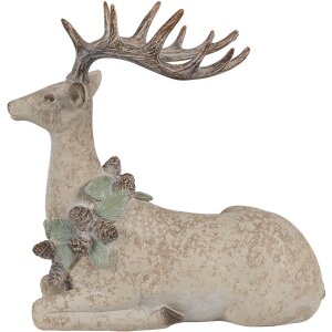 Clayre Eef figura decorativa cervo marrone 31x16x29 cm in...