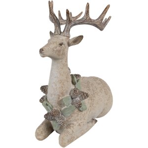 Clayre Eef figura decorativa cervo marrone 31x16x29 cm in...