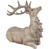 Clayre Eef Figura decorativa Cervo marrone 29x15x27 cm Poliresina Stile rurale