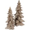 Decorazione per albero di Natale Clayre & Eef Marrone 19x18x36 cm in poliresina Stile Country