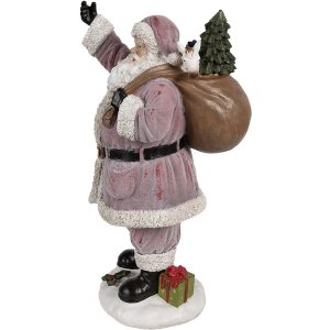 Clayre & Eef Babbo Natale Figurina Rosa 43 cm in...