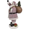 Clayre & Eef Babbo Natale Figurina Rosa 43 cm in poliresina Decorazione natalizia