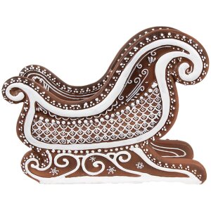 Decorazione natalizia Clayre Eef figura slitta pan di...