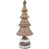 Albero di Natale Clayre Eef design pan di zenzero marrone Ø 16x42 cm stile country