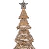 Albero di Natale Clayre Eef design pan di zenzero marrone Ø 16x42 cm stile country