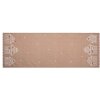 Runner da tavola Clayre Eef casa di pan di zenzero 50x140 cm cotone marrone stile country