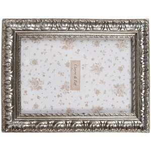 Cornice per quadri Clayre & Eef 10x15 cm Argento Design boemo