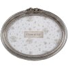 Clayre & Eef 2F1176 Cornice argento 20x3x15 cm Ovale Retro Vintage