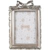 Clayre & Eef 2F1178 Portafoto color argento 14x3x21 cm 10x15 cm Romantico