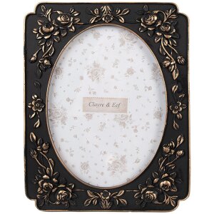Clayre & Eef 2F1184 Portafoto Nero Vintage 13x18 cm...