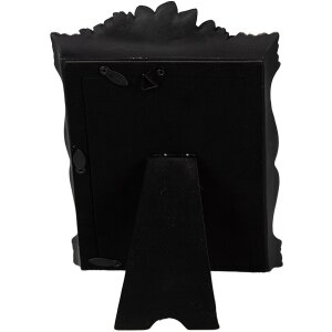 Clayre & Eef 2F1185 Cornice portafoto nera antica 15x3x22 cm per foto 10x15 cm