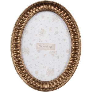 Clayre & Eef 2F1192 Cornice oro 14x2x19 cm Ovale...