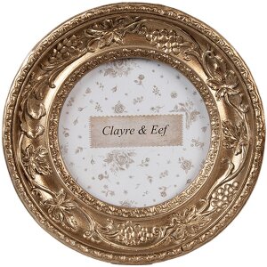 Clayre & Eef 2F1194 Portafoto color oro 12x2x12 cm...