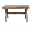 Clayre & Eef 6H2315 Tavolo per piante in legno marrone 24x13x14 cm Stile bohémien
