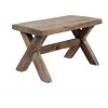 Clayre & Eef 6H2315 Tavolo per piante in legno marrone 24x13x14 cm Stile bohémien