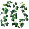 Clayre & Eef ghirlanda di foglie artificiali verde 220 cm plastica realistica