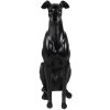 Clayre & Eef 6PR5069 Figurina decorativa cane nero 20x10x30 cm Poliresina