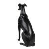 Clayre & Eef 6PR5069 Figurina decorativa cane nero 20x10x30 cm Poliresina