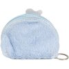 Juleeze JZWA0211 portafoglio 12x2x14 cm blu con motivo di volti e portachiavi