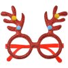 Bicchieri Clayre & Eef con corna rosse 17x3x12 cm Decorazione natalizia