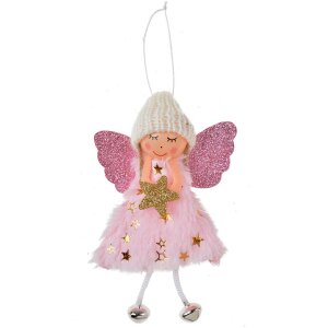 Clayre & Eef 65680P Appendino per decorazioni 8x3x15 cm