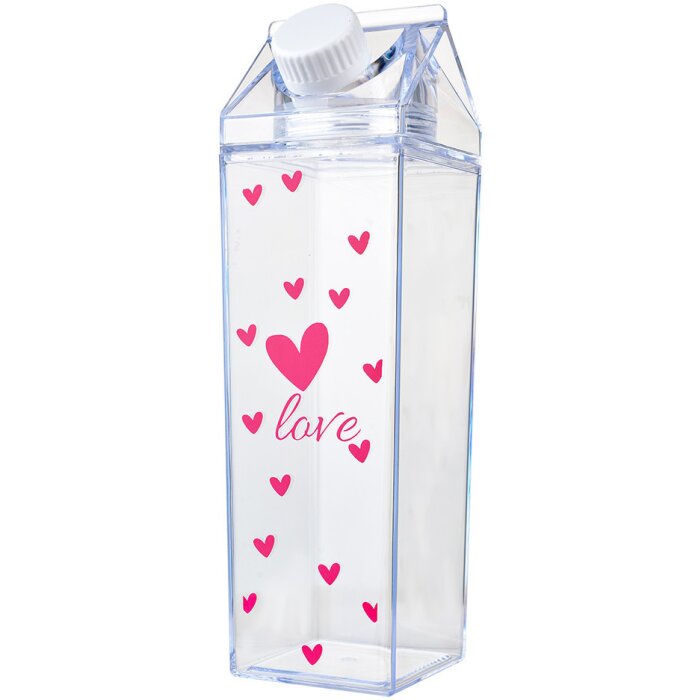 Clayre & Eef 65699 Bottiglia da 500 ml 6x6x20 cm