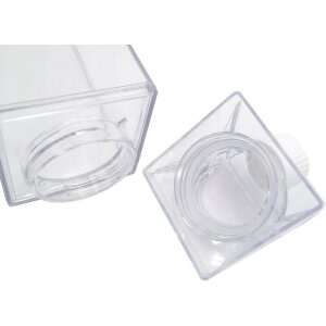 Clayre & Eef 65707 Bottiglia per bere 1000 ml 8x8x26 cm