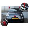 Clayre & Eef 65684 Decorazione Corna e naso per auto 25x6x41 cm