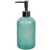Dispenser per sapone Clayre & Eef Verde Ø 9x19 cm 400 ml Vetro