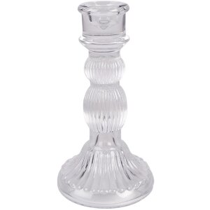 Clayre & Eef 6GL4909 Portacandele in vetro...