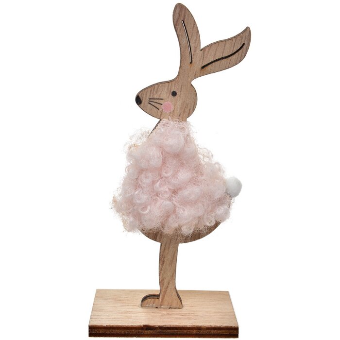 Clayre & Eef 65632 Decorazione Coniglio 5x4x12 cm