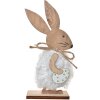 Clayre & Eef 65633 Decorazione Coniglio 7x4x15 cm