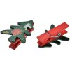 Clayre & Eef 65640 Morsetto con albero di Natale set 8 3x1x4 cm