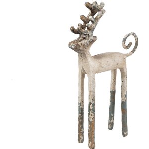 Clayre & Eef 6Y5660 Decorazione Cervo 16x5x25 cm