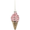 Clayre & Eef 6GL4604 Bignè per lalbero di Natale Ø 7x14 cm